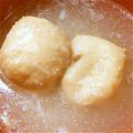 nicowa's cooksnap of when they made ひろうすの炊いたん♪.