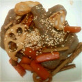 cosumi's cooksnap of when they made 蓮根とごぼうのピリ辛きんぴら.