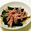 umeおねえ's cooksnap of when they made ほうれん草とハムのシンプルサラダ.