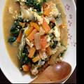 seira♡'s cooksnap of when they made ✿油揚げのたまごとじ✿.