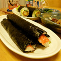 腹の上のポニョポニョ's cooksnap of when they made 幼児の節分＊恵方巻き 細巻き寿司＊.