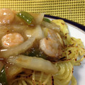 cr_v's cooksnap of when they made 白菜とエビのあんかけ焼きそば.
