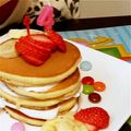 あくび王子まま's cooksnap of when they made イチゴのホットケーキ♡ケーキ♡.