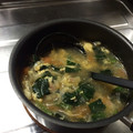 Ｂambi's cooksnap of when they made ■ほうれん草と卵のトマトスープ■.