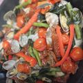 じゅんたーこ's cooksnap of when they made フライパン☆秋鮭とアサリのアクアパッツァ.