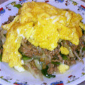 まなゆうねねママ's cooksnap of when they made にらもやし炒め　ふわトロたまごを載せて.