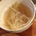 Baaarbie's cooksnap of when they made もう１品☆ゴマ香る簡単もやしスープ.