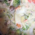 こびと桃's cooksnap of when they made ちょっと和風　鮭と豆乳のシチュー.