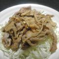 あさしし's cooksnap of when they made 豚のしょうが焼き♪（えのきソース）.