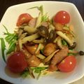 KKKsachiko's cooksnap of when they made 簡単☆水菜とキノコのシャキシャキサラダ☆.