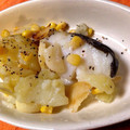 ノワコ's cooksnap of when they made ジャガイモときのこと塩たらのオーブン焼き.
