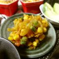 さとこぱんたーに's cooksnap of when they made とうもろこしと海老のかき揚げ　カレー風味.