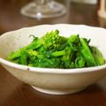 baromaman's cooksnap of when they made 梅昆布茶で♪　菜の花のおひたし.