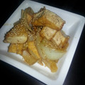 うさ恵's cooksnap of when they made 旬を食す～新玉ねぎと厚揚げの甘じょっぱ～.