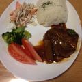 ほひよじん♪'s cooksnap of when they made 煮込みハンバーグ.