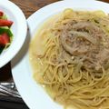 はっ葉ちゃん's cooksnap of when they made ツナクリームパスタ.