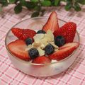 ぽっぽぺぺ's cooksnap of when they made ヨーグルトにイチゴといろいろ☆.