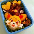 ママけいこりん's cooksnap of when they made フォッコの立体おにぎりポケモンキャラ弁当.