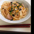 ちこぬ's cooksnap of when they made ベーコンとほうれん草とコーンの和風パスタ.