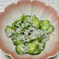 きたまき3's cooksnap of when they made わかめ＆キュウリ＆しらす の酢の物.