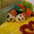 あっちゃん(^-^)'s cooksnap of when they made うずらでどんぐりん❤キャラ弁❤.