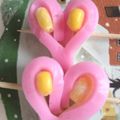 ４番目's cooksnap of when they made ちょっとカラフルな❤かまぼこ（キャラ弁）.