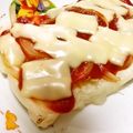 ちょこショコラ☆'s cooksnap of when they made 余った餅でもちピザ.
