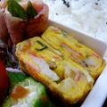 ゆいランラン's cooksnap of when they made かにかまと青じそとねぎの卵焼き☆.