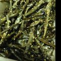 yougoat's cooksnap of when they made レンジで簡単ごまめさん(田作り).