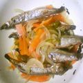 azuki1963's cooksnap of when they made ノンオイル簡単☆ししゃも南蛮漬け.