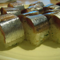 しろあび's cooksnap of when they made 秋刀魚の棒寿司.