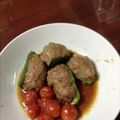 とんぼのはね's cooksnap of when they made ピーマンの肉詰め.