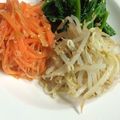大鳥さん's cooksnap of when they made 3色ナムル（もやし・人参・ほうれん草）.