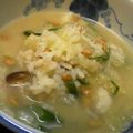 みけねこやよい's cooksnap of when they made 残り物味噌汁で！納豆おじや.