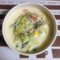 LATENIGHT's cooksnap of when they made 白菜と鮭フレークのシチュー.