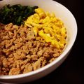 わたこと's cooksnap of when they made お店の味！ジューシー鶏そぼろ♡お弁当にも.