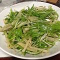 きしべえ's cooksnap of when they made 居酒屋風？大根と水菜のシャキシャキサラダ.