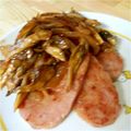 こつぶ54's cooksnap of when they made ハムステーキと玉葱で簡単お弁当♪更に節約.