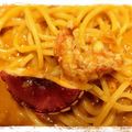 よひりこき's cooksnap of when they made アメリケーヌソースの海老パスタ.