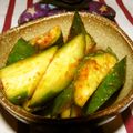 Satoco❋'s cooksnap of when they made 胡瓜と豆板醤の和え物.