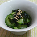 LLママ's cooksnap of when they made きゅうりとワカメの酢の物.