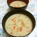 saki1010's cooksnap of when they made コロコロ野菜の　みそ豆乳スープ.