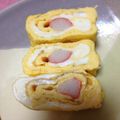 ぷぅーこ's cooksnap of when they made お弁当用たまご焼き～かにかまＩＮ～.
