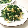 プンプン庵's cooksnap of when they made 小松菜と炒り卵の和え物.