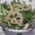 volvol's cooksnap of when they made レンコンのごまポンサラダ.
