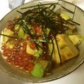 CoffeeCoco's cooksnap of when they made いくらとアボカドの梅ワサビ丼。.