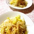 広野のタイタン's cooksnap of when they made 低カロ？もやしと春キャベのマヨでピリ辛☆.