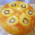 RikaK66's cooksnap of when they made 炊飯器で☆キウイケーキ.