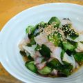 ちーまぐ's cooksnap of when they made 昆布茶で一味違う♪タコとキュウリの酢の物.