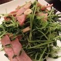 Hikibabe's cooksnap of when they made ぴりっと辛い♪豆苗のぺペロンチーノ風.